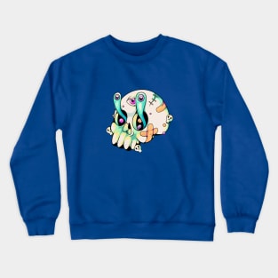 Cute Trippy skull Crewneck Sweatshirt